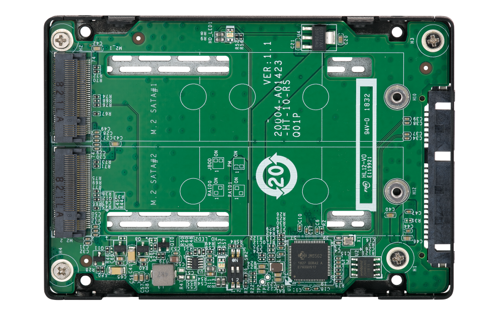 QNAP - QDA-A2MAR - Dual M.2 2280 SATA to 2.5