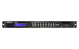 QNAP - QGD-1600-4G-US - QNAP 16-port 1GbE Switch with 2 RJ45 and SFP+ Combo port with Intel Celeron J411 Processor and 4GB DDR4 RAM