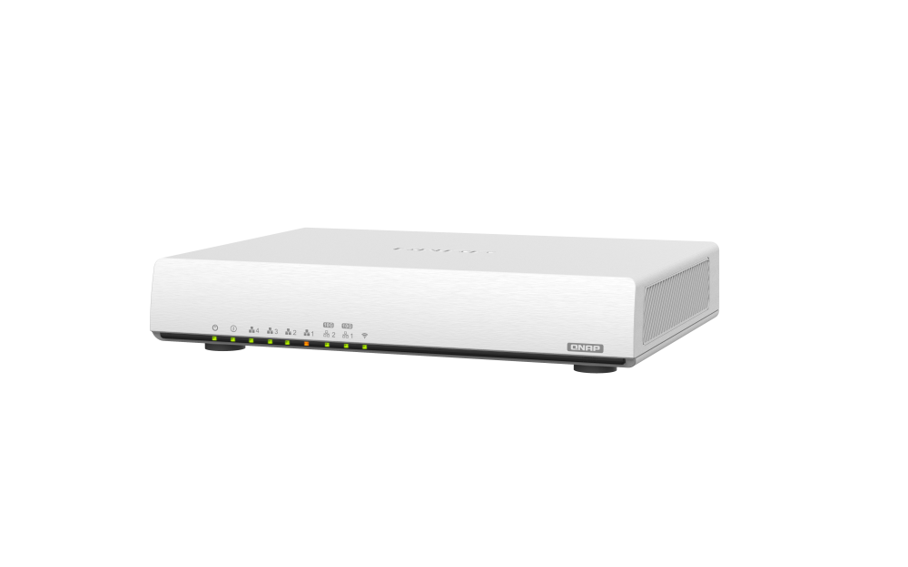 QNAP - QHora-301W-US - QNAP QHora 301W: Dual 10G Wifi 6 AX3600 Fanless SD-WAN Router