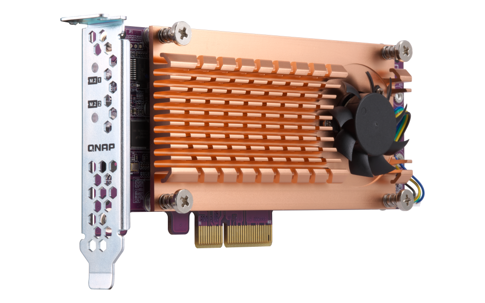 QNAP - QM2-2S-220A - Dual M.2 22110/2280 SATA SSD expansion card
