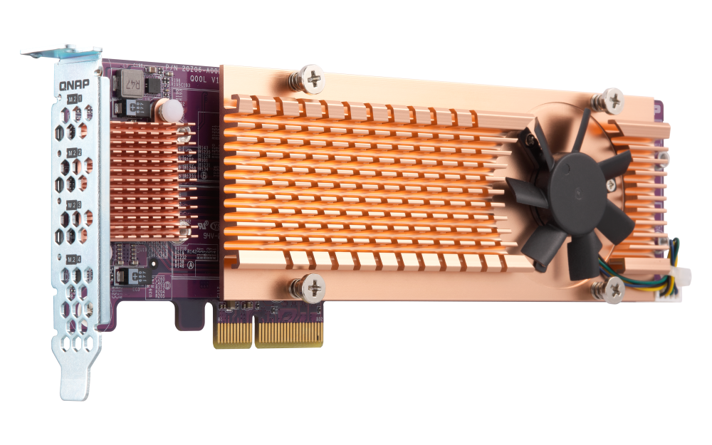 QNAP - QM2-4P-342 - Quad M.2 PCIe SSD Expansion Card