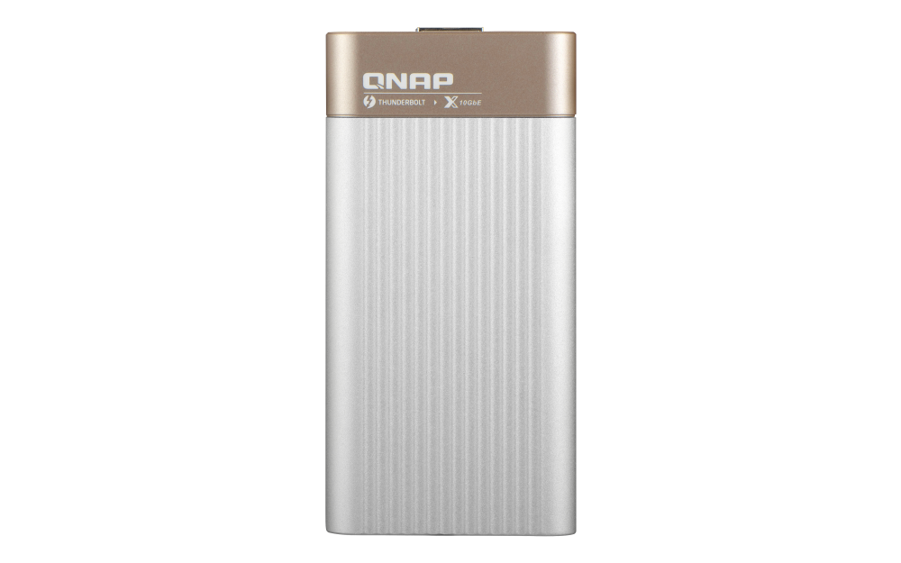 QNAP - QNA-T310G1S - Single port Thunderbolt3 to single port 10GbE SFP+ adapter, bus powered