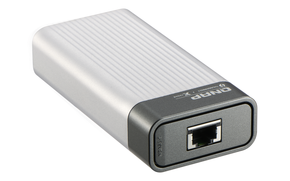 QNAP - QNA-T310G1T - Single port Thunderbolt3 to single port 10GbE NBASE-T adapter, bus powered