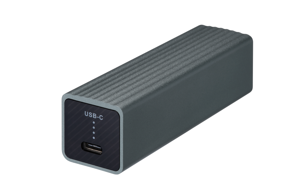 QNAP - QNA-UC5G1T - USB 3.0 to single port RJ45 5GbE/2.5GbE/1GbE/100MbE adapter, bus powered, USB type-c, 20cm USB-C to USB-A cable