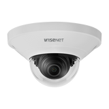 Hanwha - QND-6021 - Wisenet Q mini network indoor dome camera, 2MP @ 30fps, 4.0mm fixed focal lens (87°), triple codec H.265/H.264/MJPEG with Wisestream II, 120dB WDR, defocus detection, hallway View, built-in SD card slot (1x128GB), people counting,