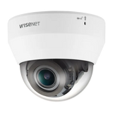 Hanwha - QND-6082R1 - Wisenet Q network indoor dome camera, 2MP @ 30fps, motorized vari-focal lens 3.1x (3.2 ~ 10.0mm) (109°~33°), triple codec H.265/H.264/MJPEG with Wisestream II, 120dB WDR, IR LEDs range 98', defocus detection, hallway View, no au