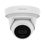 Hanwha - QNE-C9013RL - Wisenet Q network outdoor flat-eye camera, 4K @ 30fps, 3mm fixed focal lens (H: 108°/ V: 59°), triple codec H.265/H.264/MJPEG with Wisestream III, 120dB WDR, Dual Light – White LED range 30m (98ft), IR viewable length 30m (98ft