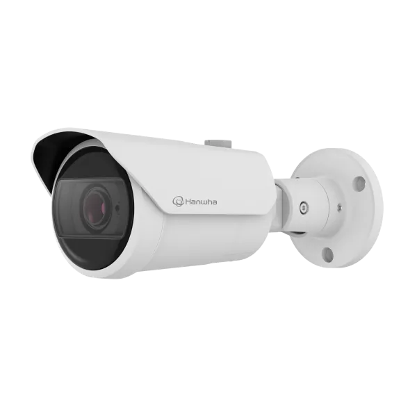 Hanwha - QNO-C9083R - 4K AI IR Bullet Camera with Varifocal Lens