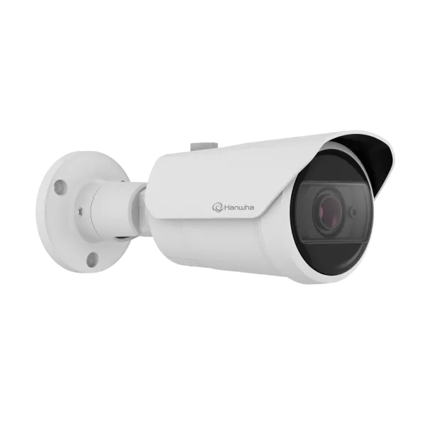 Hanwha - QNO-C9083R - 4K AI IR Bullet Camera with Varifocal Lens