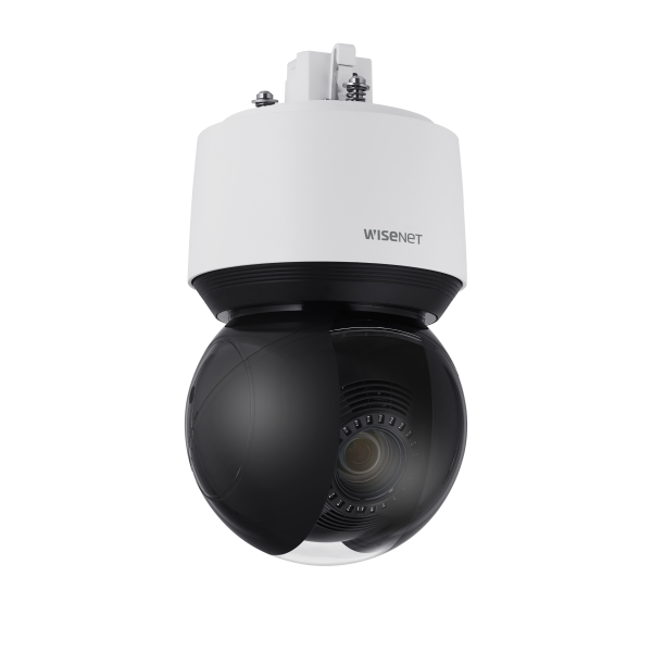 Hanwha - QNP-6250R - Wisenet Q network IR PTZ camera, IR range of up to 328ft, 2MP, Full HD(1080p) 60fps, triple codec H.265/H.264/MJPEG with WiseStream II technology, 4.44~111mm (25x) lens, 120dB WDR, Day & Night (ICR), DIS (Built-in gyro sensor), I