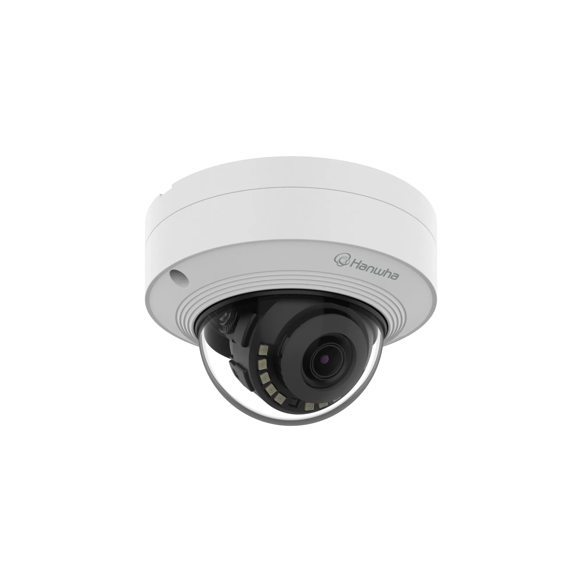Hanwha - QNV-C8011R - Wisenet Q mini network outdoor vandal dome camera, 5MP @ 30fps, fix lens 3mm (H:100°/V: 73°), triple codec H.265/H.264/MJPEG with Wisestream III (Based on AI engine), WiseNRⅡ(Based on AI engine), WDR 120dB, IR viewable length 20