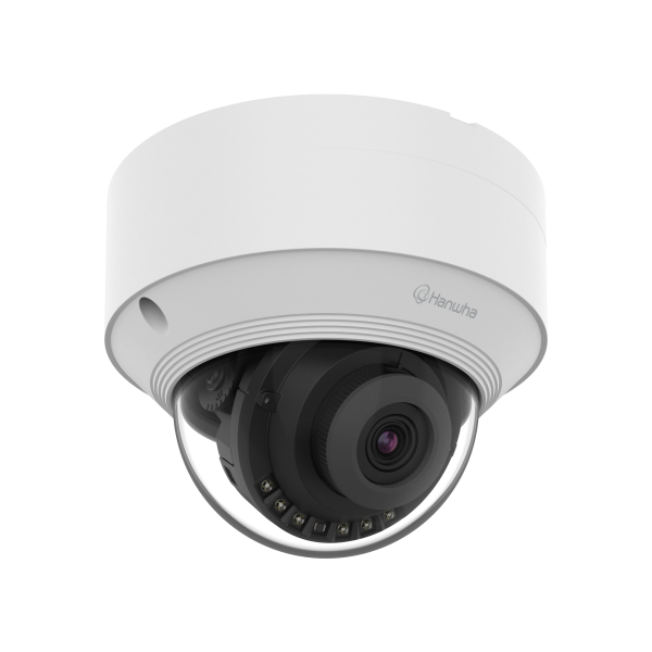 Hanwha - QNV-C8013R - Wisenet Q mini network outdoor vandal dome camera, 5MP @ 30fps, fix lens 3mm (H:100°/V: 73°), triple codec H.265/H.264/MJPEG with WiseStream III technology, WiseNRⅡ(Based on AI engine), WDR 120dB, IR viewable length 25m(82.02ft)