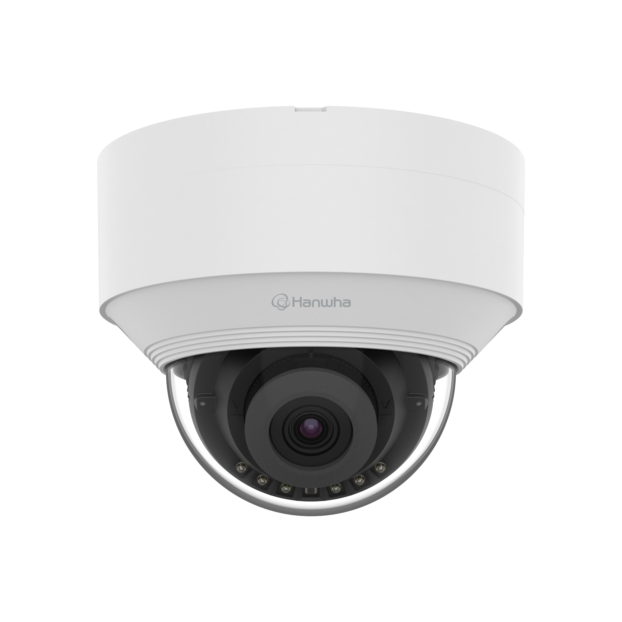 Hanwha - QNV-C8023R - Wisenet Q mini network outdoor vandal dome camera, 5MP @ 30fps, fix lens 4mm (H:80°/V: 59°), triple codec H.265/H.264/MJPEG with WiseStream III technology, WiseNRⅡ(Based on AI engine), WDR 120dB, IR viewable length 30m(98.42ft),