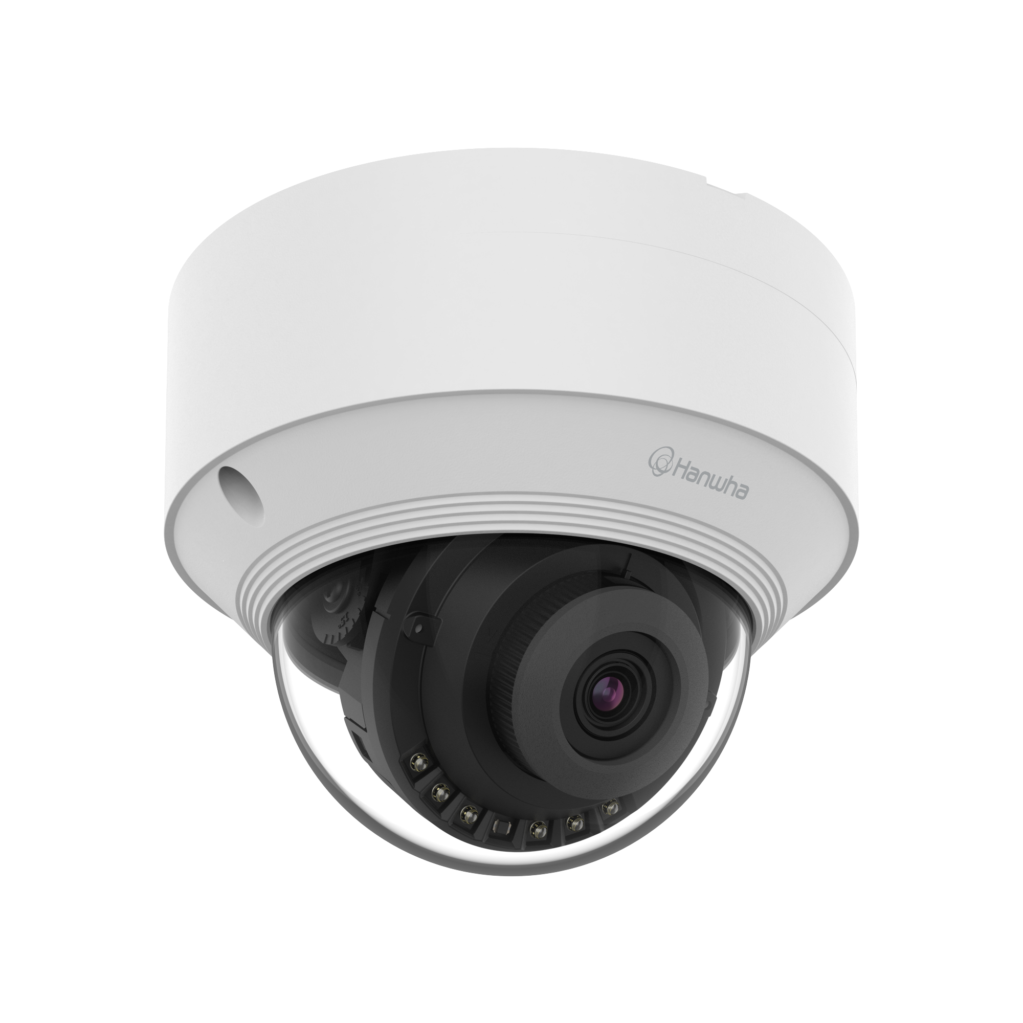 Hanwha - QNV-C8023R - Wisenet Q mini network outdoor vandal dome camera, 5MP @ 30fps, fix lens 4mm (H:80°/V: 59°), triple codec H.265/H.264/MJPEG with WiseStream III technology, WiseNRⅡ(Based on AI engine), WDR 120dB, IR viewable length 30m(98.42ft),