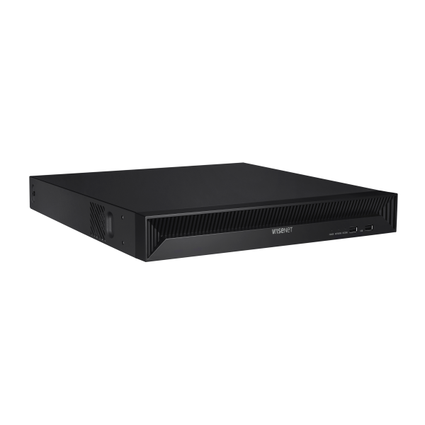 Hanwha - QRN-1630S-4TB - 16CH NVR 4TB with 16 PoE Ports (POE Budget 130W) with 8MP Camera Support