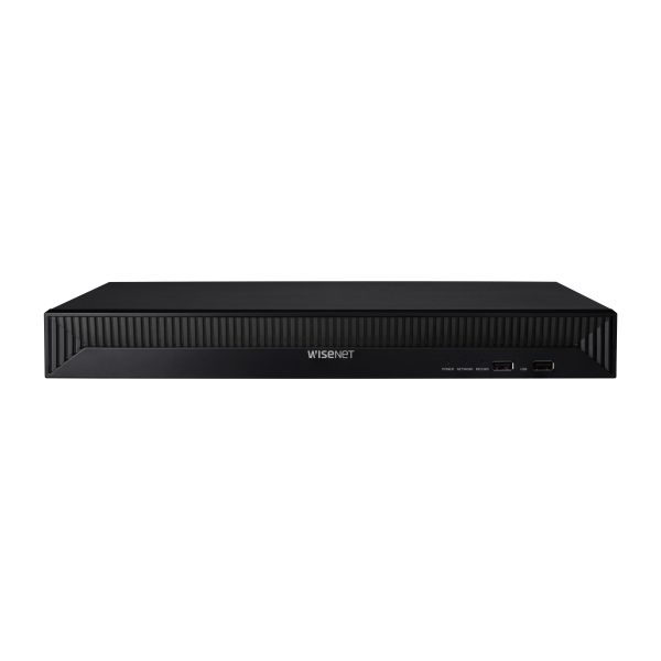 Hanwha - QRN-1630S-4TB - 16CH NVR 4TB with 16 PoE Ports (POE Budget 130W) with 8MP Camera Support