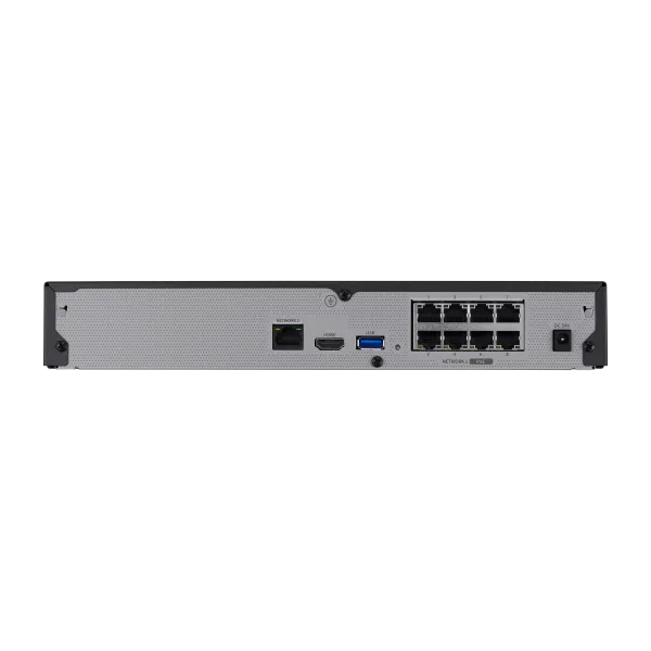 HANWHA - QRN-820S-4TB - 8-CHANNEL 8MP NVR WITH 4TB HDD