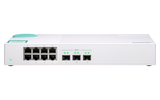 QNAP - QSW-308S-US - QNAP QSW-308S 3-port 10GbE SFP+ and 8-port Gigabit Unmanaged Switch
