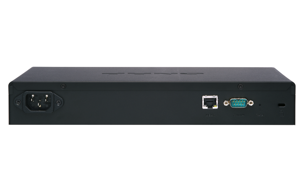 QNAP - QSW-M1204-4C-US - QNAP QSW-M1204-4C, Management Switch, 12 port of 10GbE Port Speed, 8 Port SFP+, 4 port  SFP+/ NBASE-T Combo, Support for 5-speed auto negotiation (10G/5G/2.5G/1G/100M)