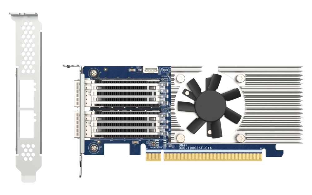 QNAP - QXG-100G2SF-CX6 - Dual Port per 100GbE Network Adapter