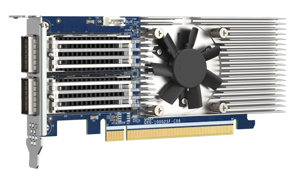 QNAP - QXG-100G2SF-CX6 - Dual Port per 100GbE Network Adapter