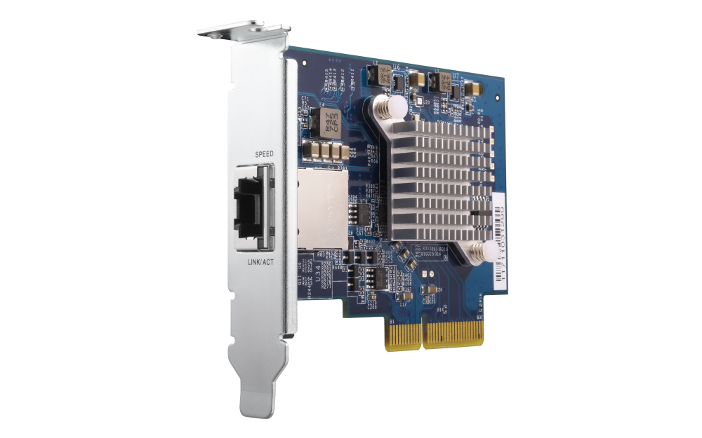 QNAP - QXG-10G1T - Single-port (10Gbase-T) 10GbE network expansion card