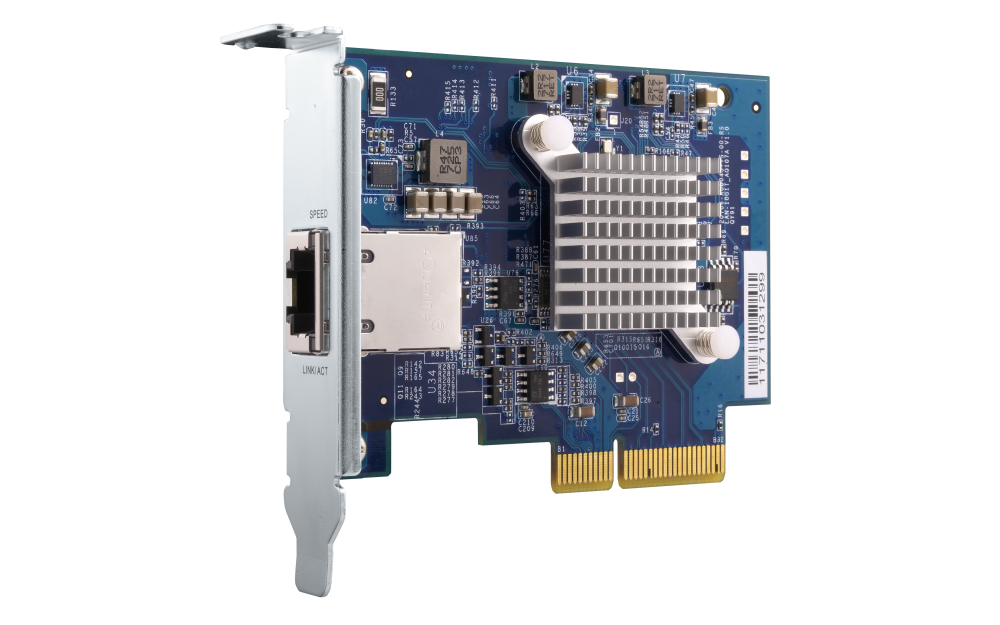 QNAP - QXG-10G1T - Single-port (10Gbase-T) 10GbE network expansion card