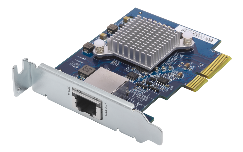 QNAP - QXG-10G1T - Single-port (10Gbase-T) 10GbE network expansion card