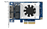 QNAP - QXG-10G2TB - Dual-port 10GbE (BASE-T) Network Adaptor, low-profile form factor