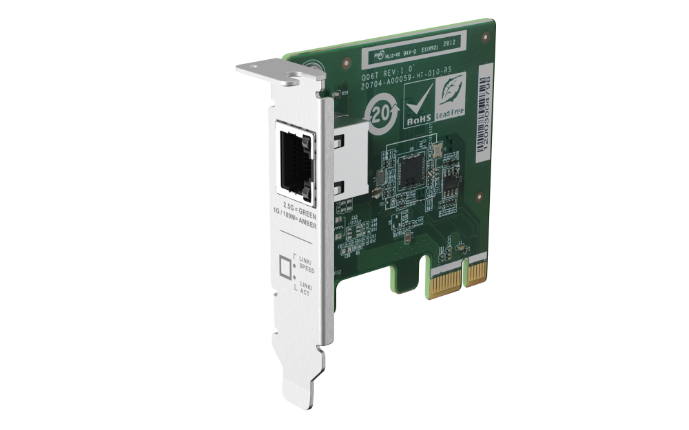 QNAP - QXG-2G1T-I225 - Single port 2.5GbE 4-speed Network card