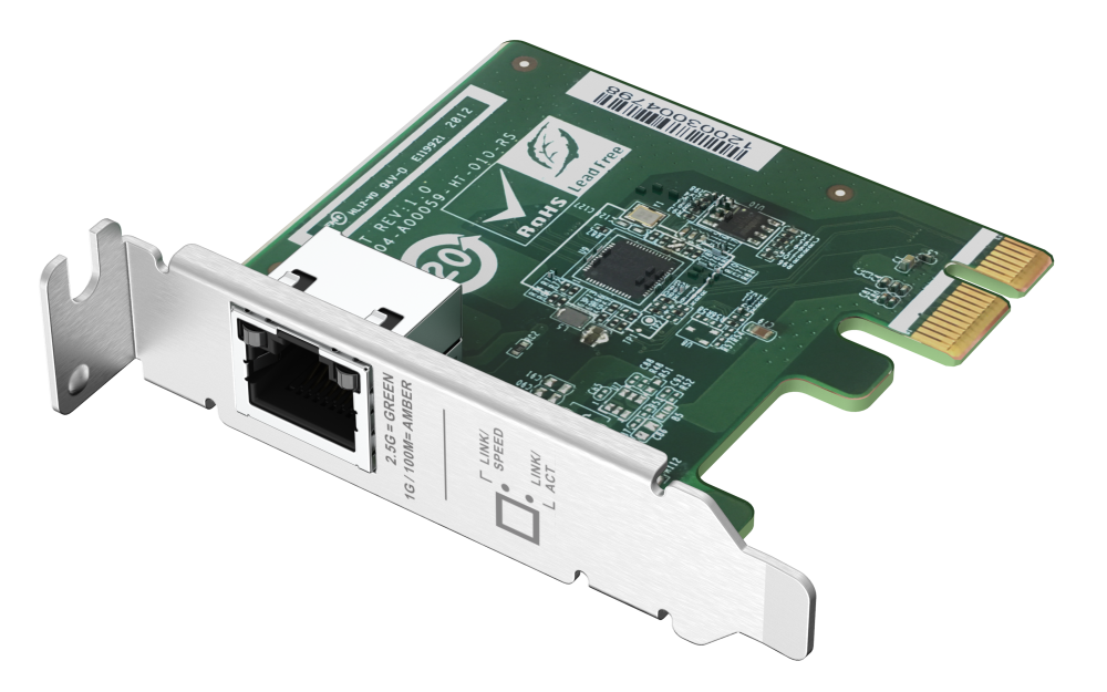 QNAP - QXG-2G1T-I225 - Single port 2.5GbE 4-speed Network card