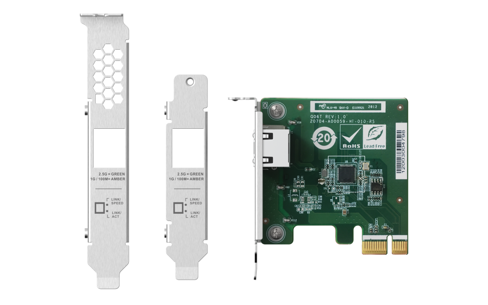 QNAP - QXG-2G1T-I225 - Single port 2.5GbE 4-speed Network card