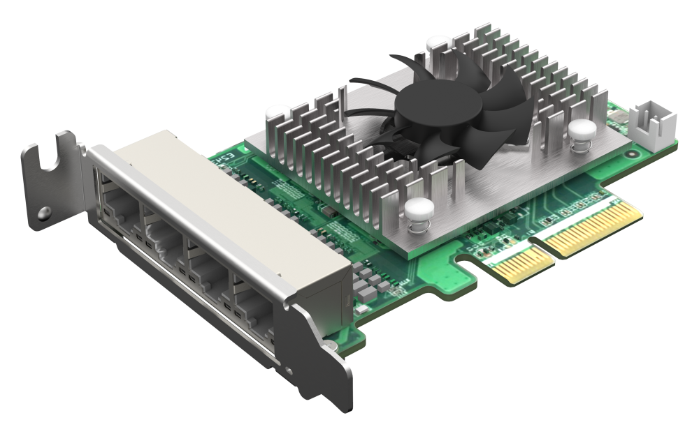 QNAP - QXG-2G4T-I225 - Quad port 2.5GbE 4-speed Network card