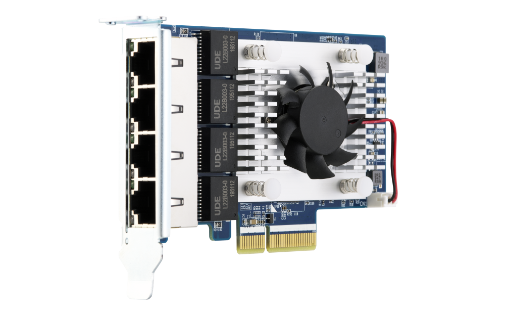 QNAP - QXG-5G4T-111C - Quad-Port 5GbE Multi-Gig Expansion Card : Aquantia AQC111C