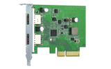 QNAP - QXP-10G2U3A - USB 3.2 Gen 2 dual-port PCIe expansion card