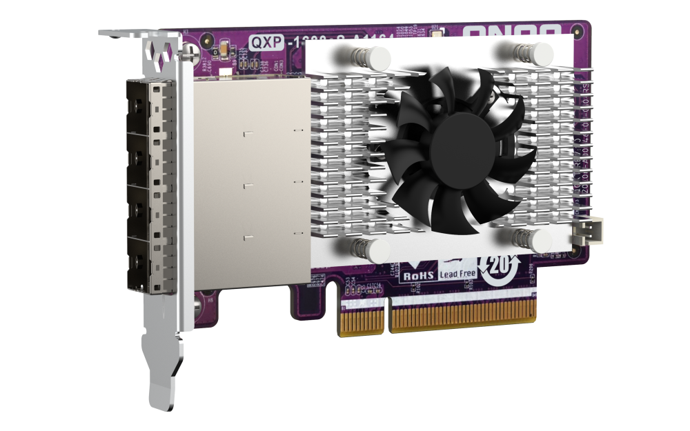 QNAP - QXP-1600eS-A1164 - 4-port miniSAS HD host bus adapter