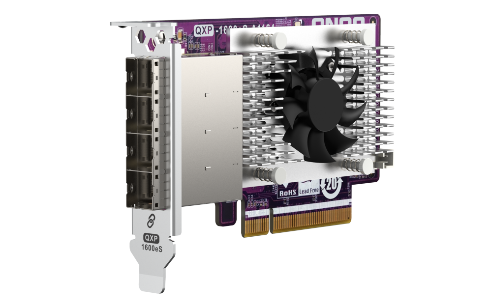 QNAP - QXP-1600eS-A1164 - 4-port miniSAS HD host bus adapter
