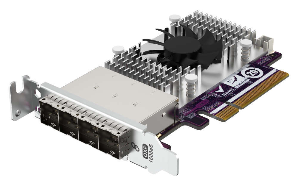 QNAP - QXP-1600eS-A1164 - 4-port miniSAS HD host bus adapter