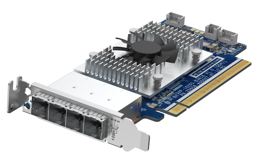 QNAP - QXP-1620S-B3616W - 4-port miniSAS HD host bus adapter