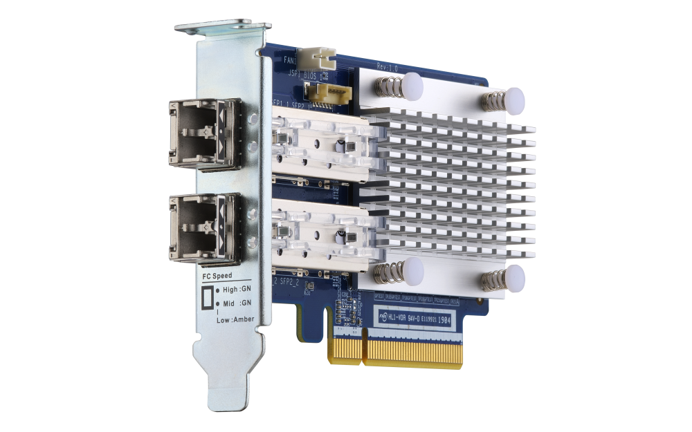 QNAP - QXP-16G2FC - 16G Fibre Channel Host Bus Adapter, 2 x transceivers are included