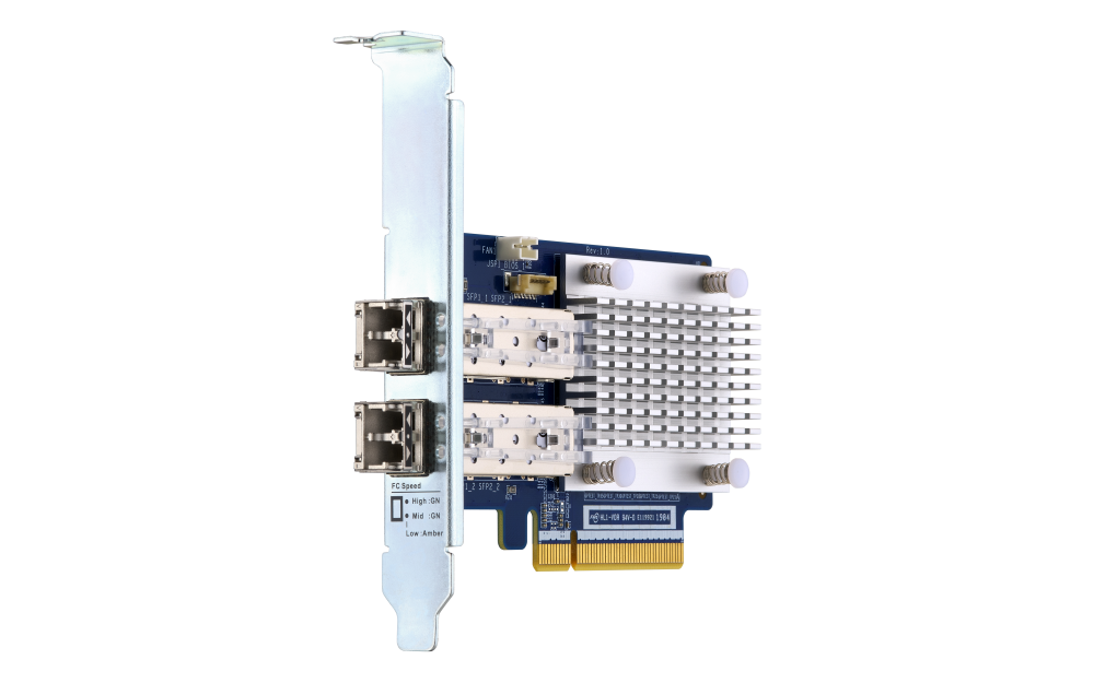 QNAP - QXP-32G2FC - 32G Fibre Channel Host Bus Adapter, 2 x Transceivers are Included