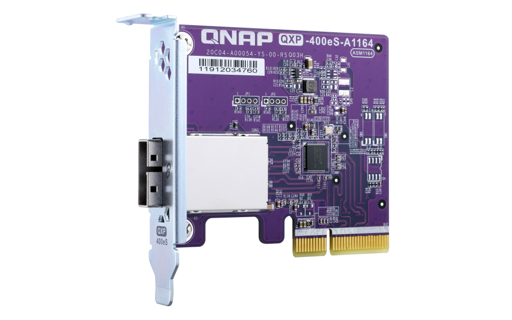 QNAP - QXP-400eS-A1164 - 1-port SFF-8088 SATA host bus adapter