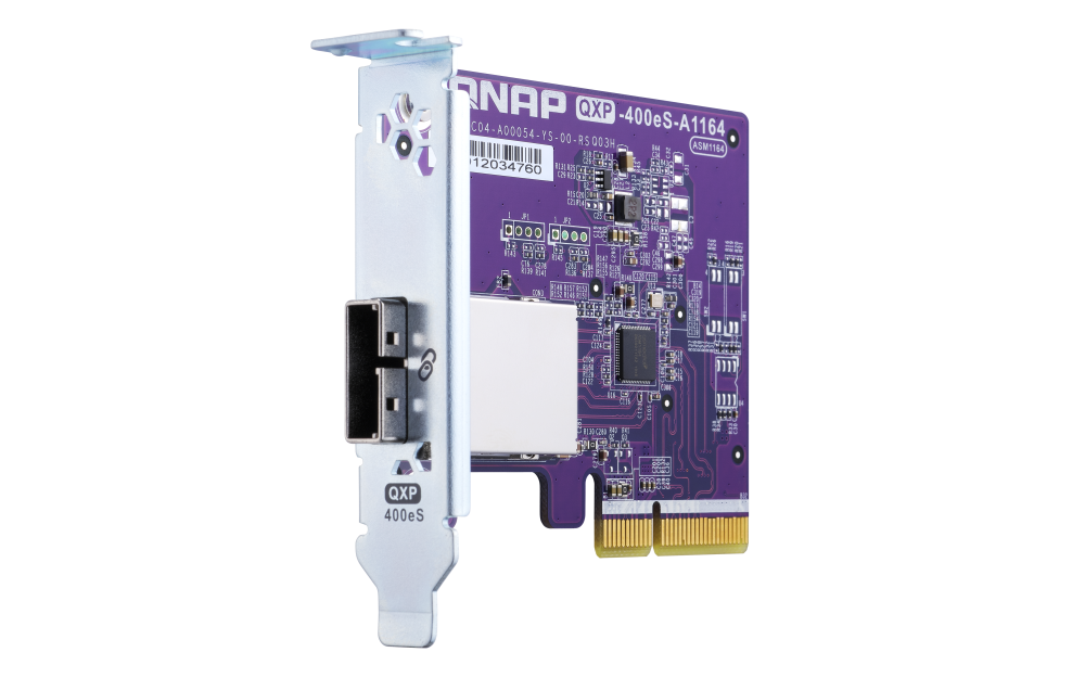 QNAP - QXP-400eS-A1164 - 1-port SFF-8088 SATA host bus adapter