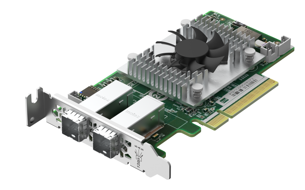 QNAP - QXP-820S-B3408 - 2-port miniSAS HD host bus adapter, Broadcom Tomcat SAS3408
