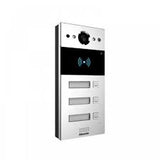 Akuvox - R20B In-wall  (Three Buttons) - SIP Intercom with Three (3) Buttons (Video & Card reader)
