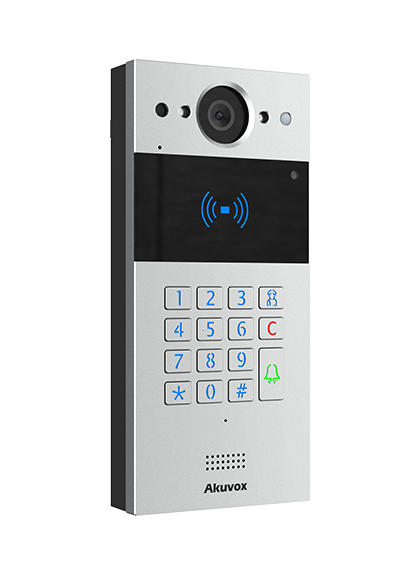 Akuvox - R20K In-Wall - Slim SIP Intercom with Keypad and RF card reader