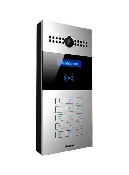Akuvox - R27A-Zinc-alloy - SIP Intercom with Keypad and RF Card Reader