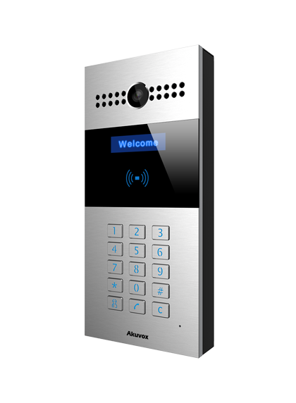 Akuvox - R27A-Zinc-alloy - SIP Intercom with Keypad and RF Card Reader