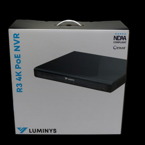 Luminys - R32-16PA - R3 Starter Series NVR, 8MP 16 Channel 1U 16-Port PoE, 2SATA, Analytics by Camera
