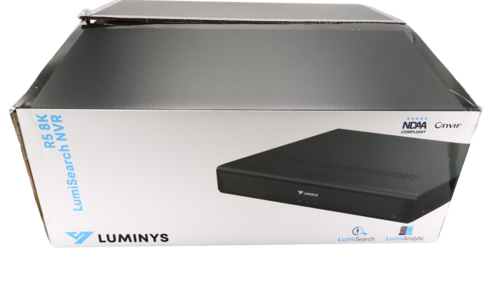 Luminys - R54-32NA4 - R5 Mainstream Series NVR, 32MP 32 Channel 1.5U Dual NIC, 4SATA,  Analytics by Recorder, LumiSearch+, 4TB